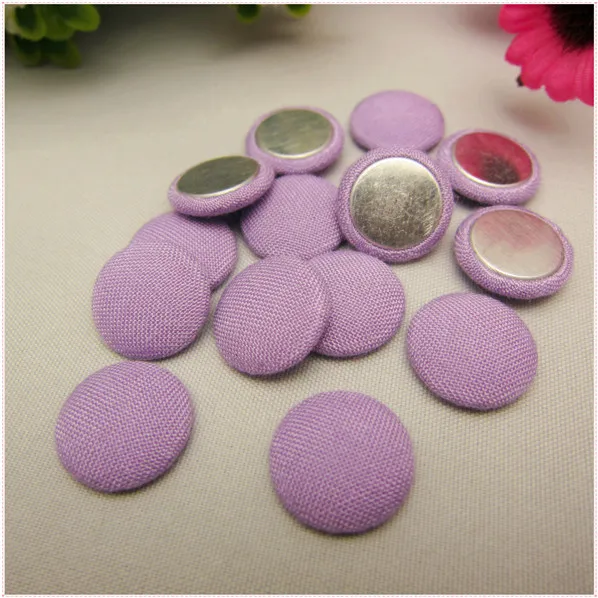 YJHSMY 24 Style 72 pcs mix/Lot 15mm Solid Fabric Covered Cloth Flat back Buttons, garment accessories,Diy BK025