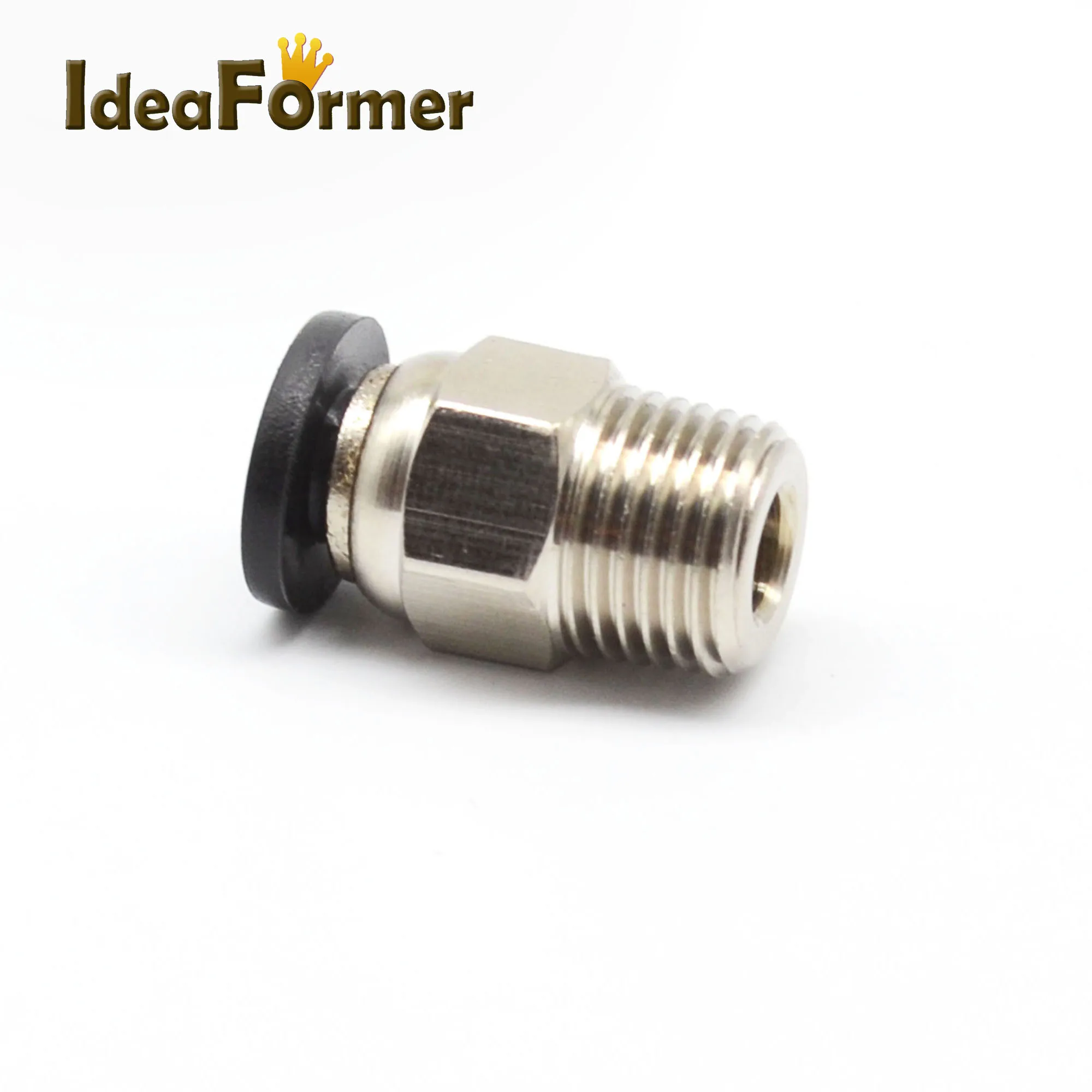 2/5pcs 3D Printer V6 Bowden J-head Pneumatic Connector PC4-01 1.75mm PTFE Tube Quick Coupler Hotend Fit view 3