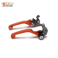 Motorcycle CNC Billet Pivot Foldable Brake Clutch Levers For KTM 125 EXC/SX 2005 2006 2007 2008 Magura