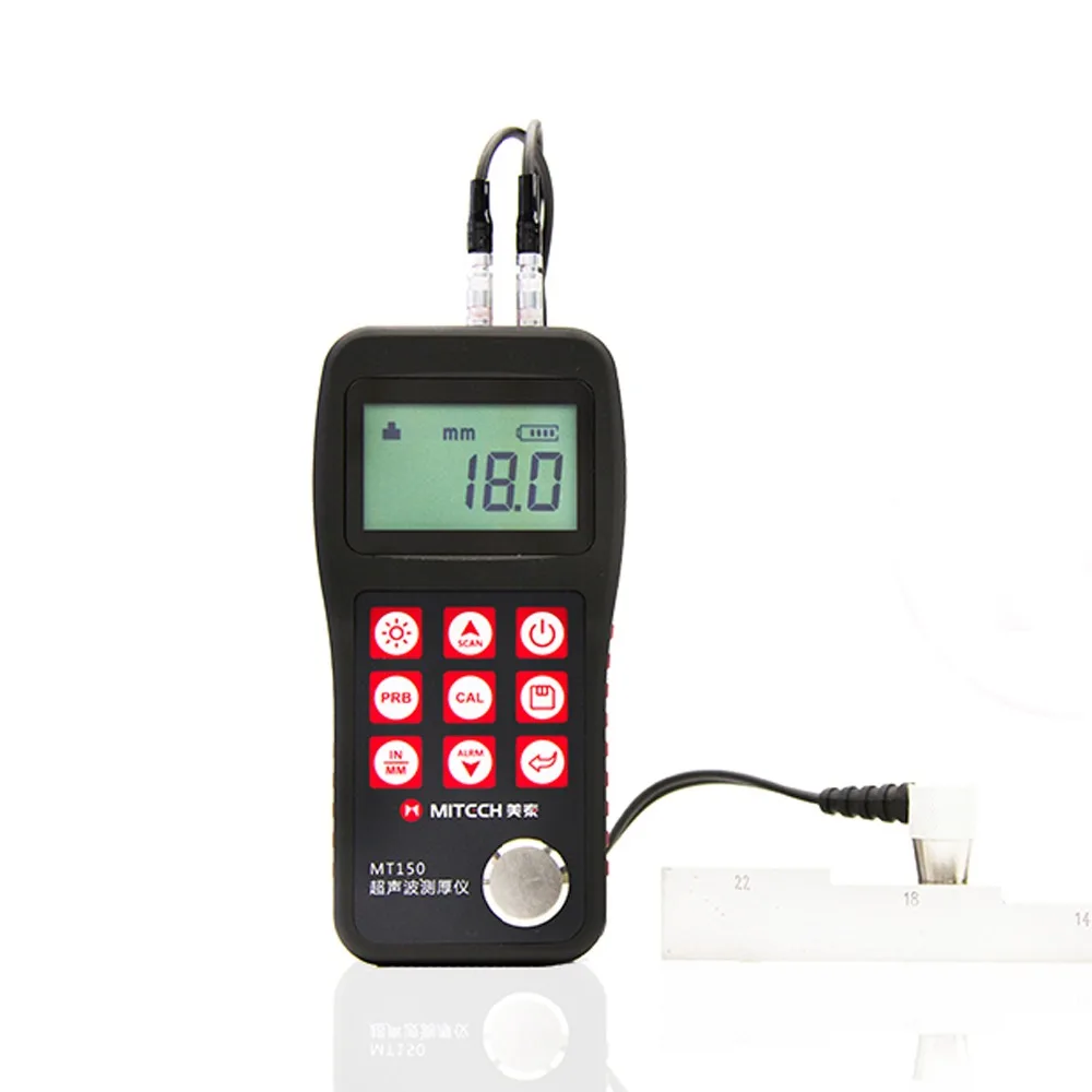 

MT-150 Ultrasonic Thickness Gauge 0.75-300mm (in Steel) 0.1mm Resolution