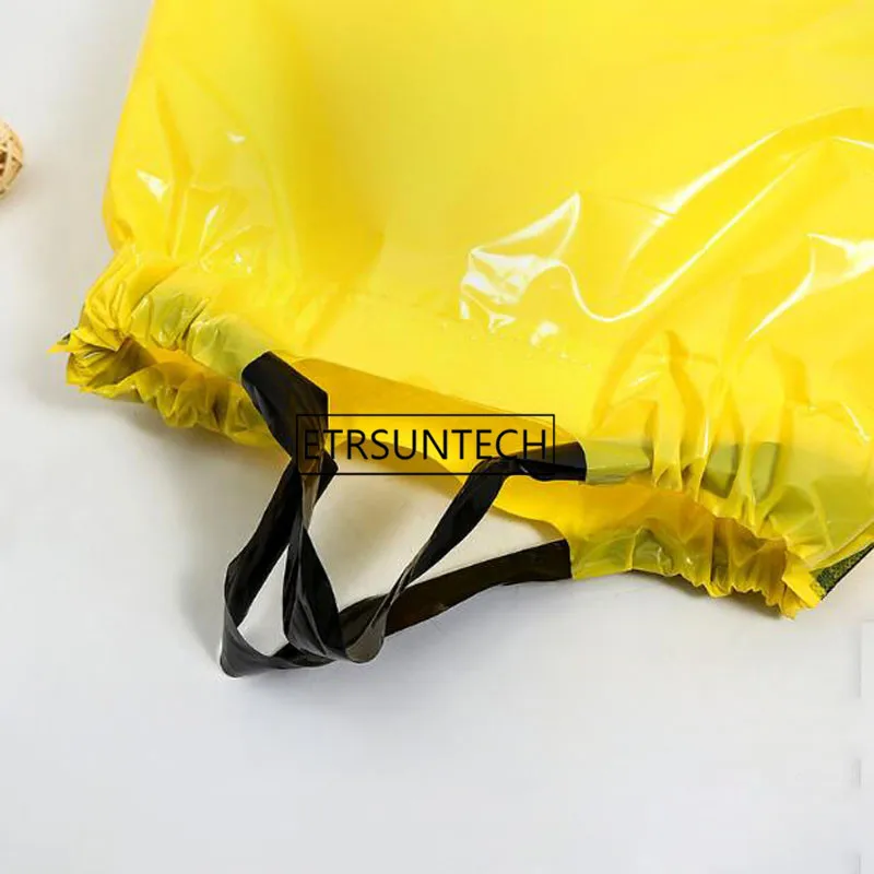 Multifunction Plastic Bag With Handles Festival Gift Bag Toggery Shopping Bags Clothing Drawstring Pouch