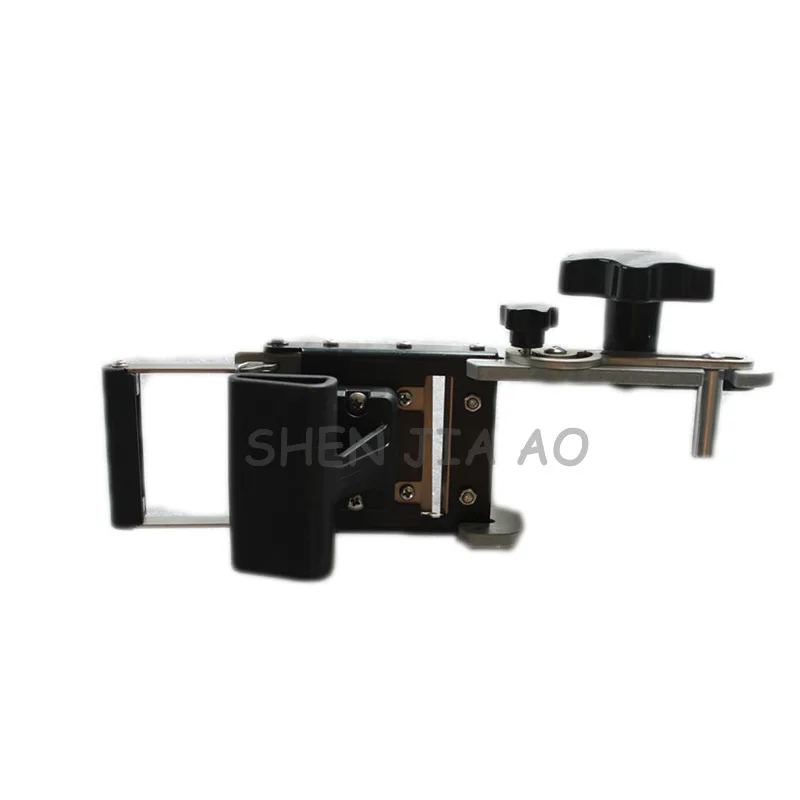 Máquina de sellado de Cabezales Rectos JB32S, operación manual, máquina de sellado de bordes para carpintería, aparato de cabeza de arco recto, 1 ud.
