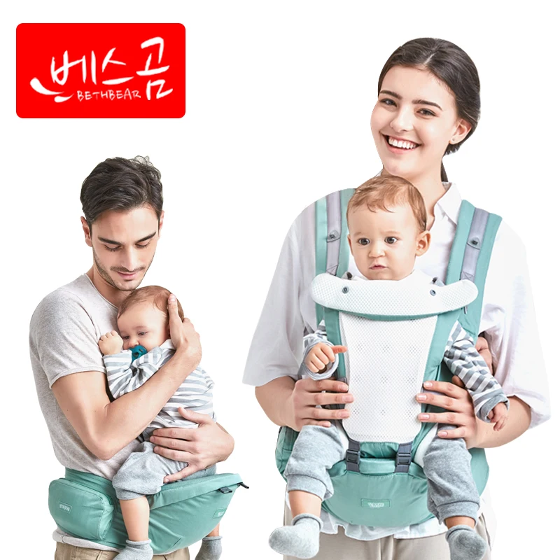 Bethbear-portabebés para recién nacido, Mochila Infantil Canguru, portabebés ergonómico, de 0 a 36 meses