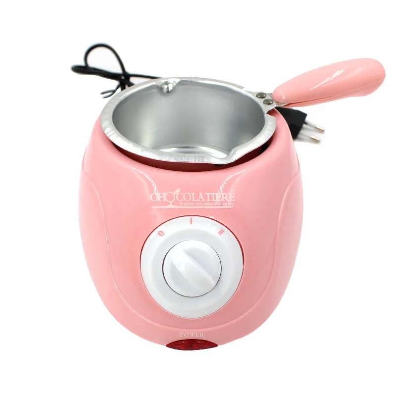 Mini 220V Pink Single Cylinder Chocolate Melting Furnace Soap Melter Machine Chocolate Melting Pot For Home