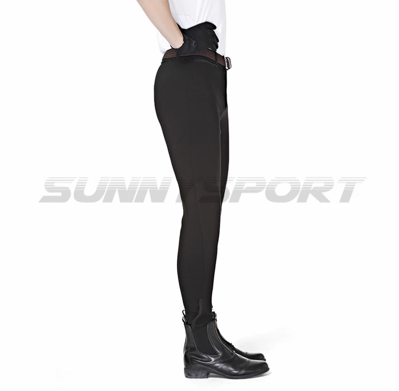 Riding breeches knitted nylon cotton high elastic male Knight pants