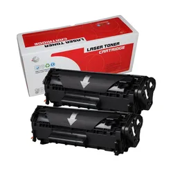 2ピース互換トナーカートリッジ2612a 12a 2612 q2612 q2612a用hpのlaserjet 1010 1020 1015 1012 3015 3020 3030 3050プリンタ