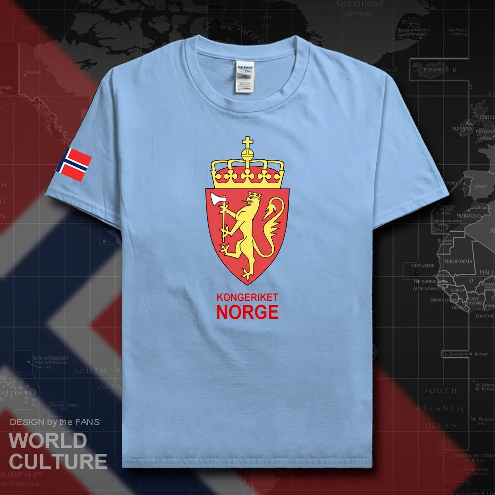 Norway Norge men t shirts fashion 2018 jerseys nation team tshirt cotton t-shirt meeting fitness clothing tees country flag 20