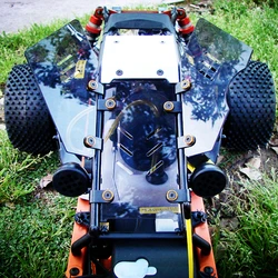 Hpi rovan km baja5b用の装飾ウィンドウフロントガラスウィンドシールドセット