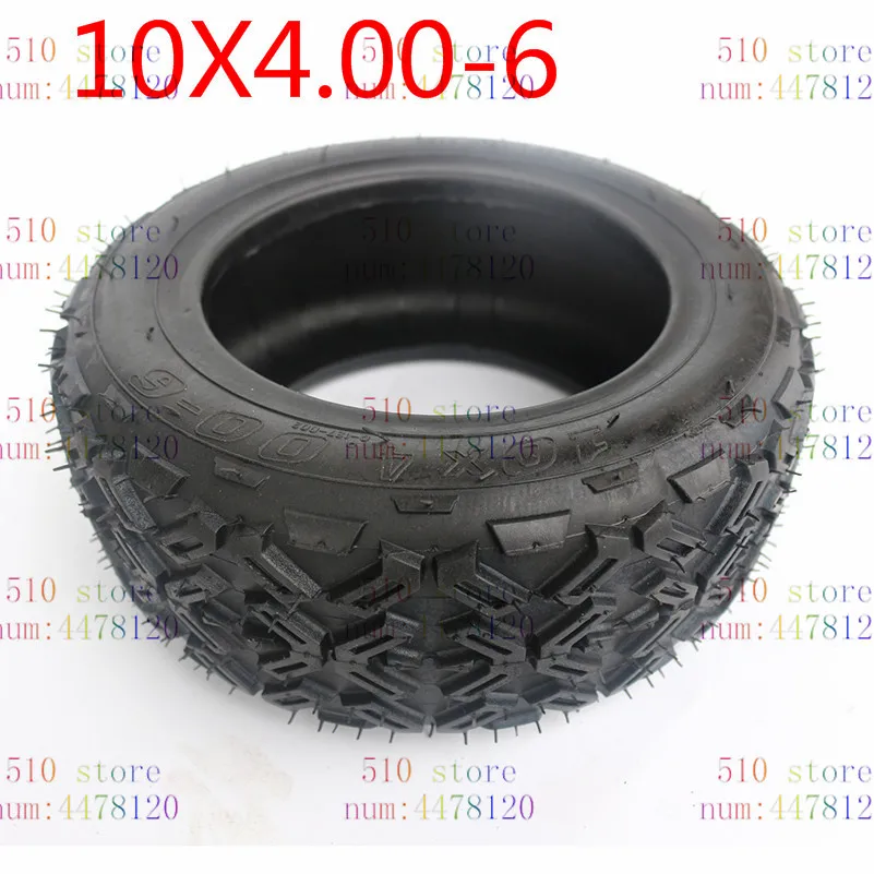 

10 inch vacuum tyres 10X4.00-6 10*4.00-6 Tires Tubeless Vacuum Tyre for snow plow Go karts ATV Quad bike OFF-Road Free shipping