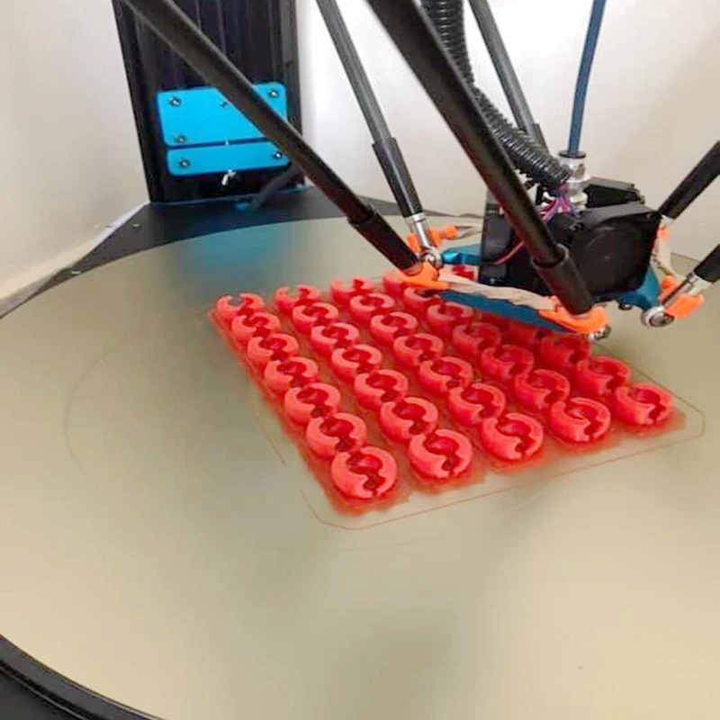 Runde PEI-Bauplatte mit 380 mm Durchmesser/15 Zoll, flexible PEI-Bauplatte aus Federstahl + magnetische Basis für AnyCubic Predator 3D-Drucker – Detail 4