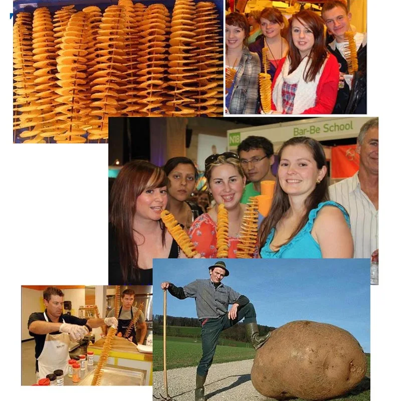 Timco torção elétrica batata cortador automático 110v 220v espiral de aço inoxidável máquina batata