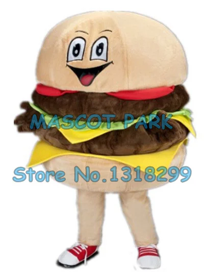 

new Burger mascot costume adult size cartoon ham hamburg hamburger fast food theme anime cosply costumes carnival 2966