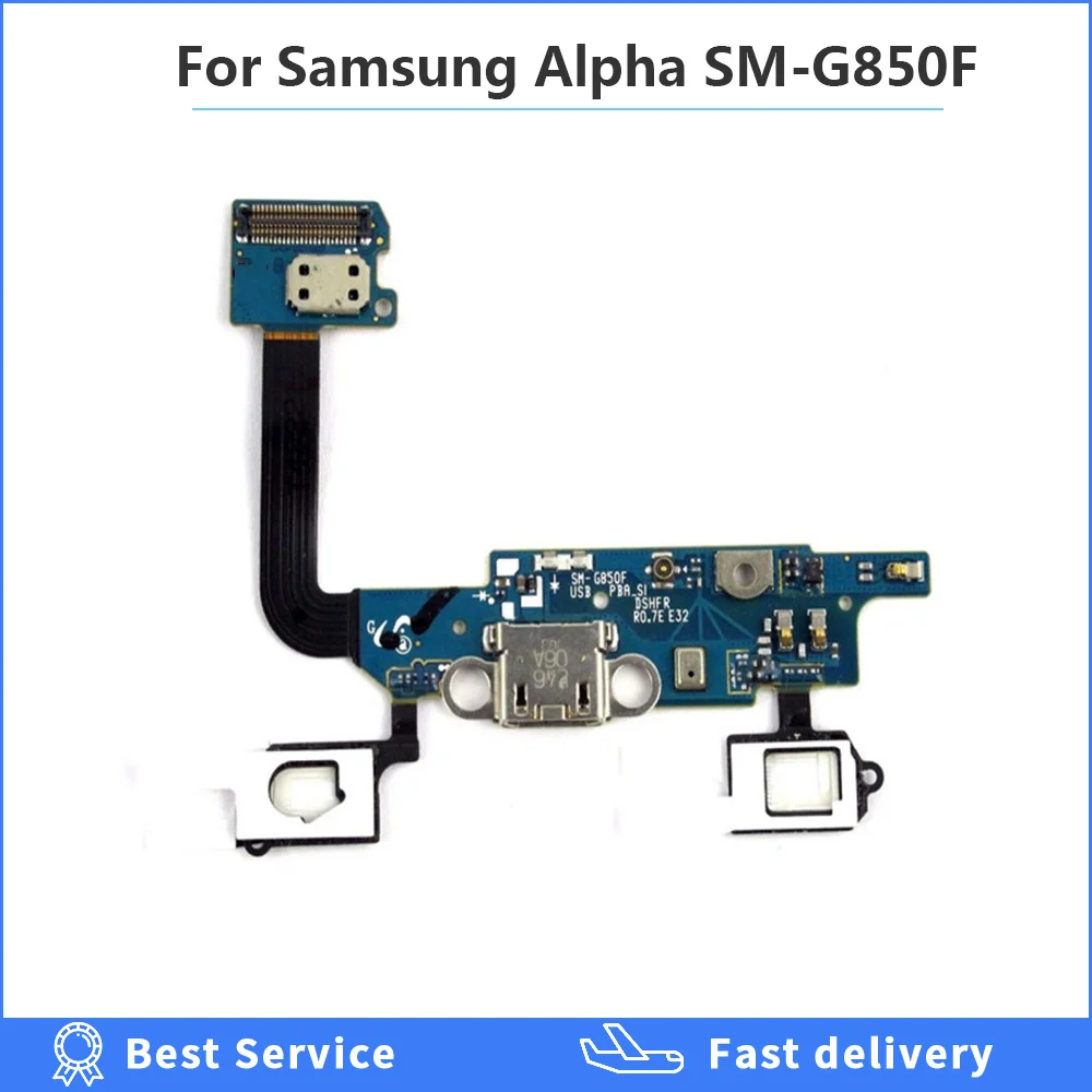 For Samsung Galaxy Alpha G850 G850F SM-G850F Dock Connector Micro USB Charging Port Flex Cable Module Board Replacement Parts