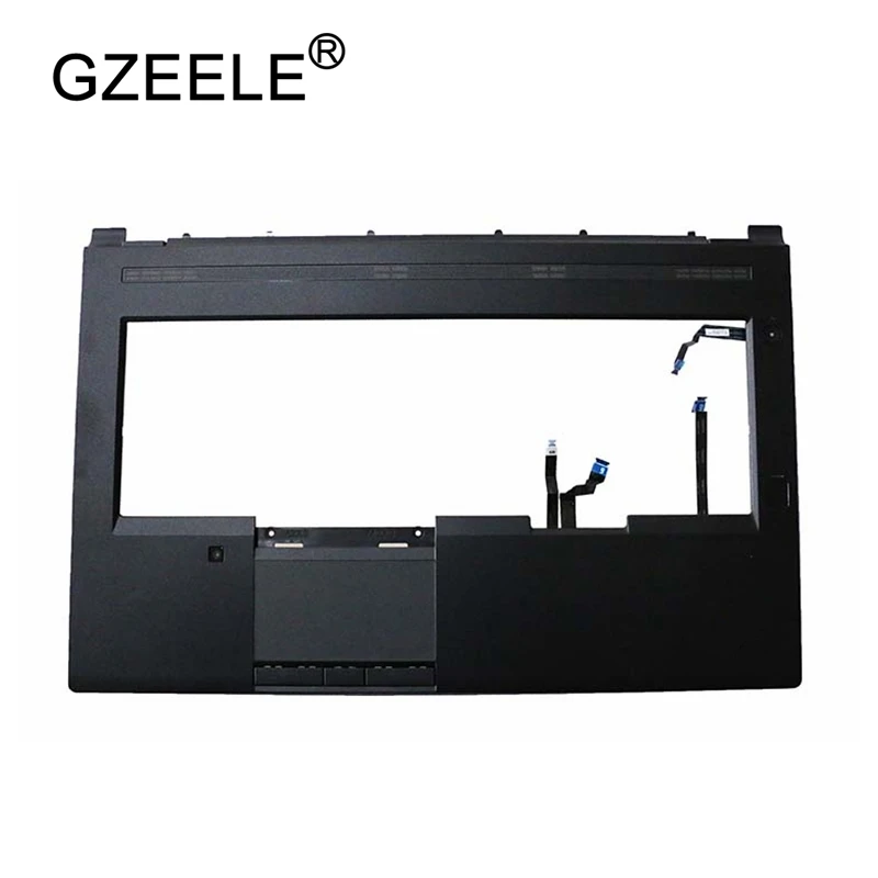 GZEELE New for Lenovo for ThinkPad P70 Palmrest Upper Case With Touchpad and Fingerprint Reader 00NY369 black