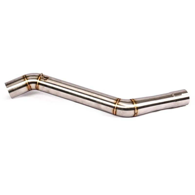 Mid Pipe for CFMOTO NK 650 MT NK 400 Exhaust Pipe Slip On 51mm Motorcycle Rear Escape Stainless Steel Middle Converter Half Blue
