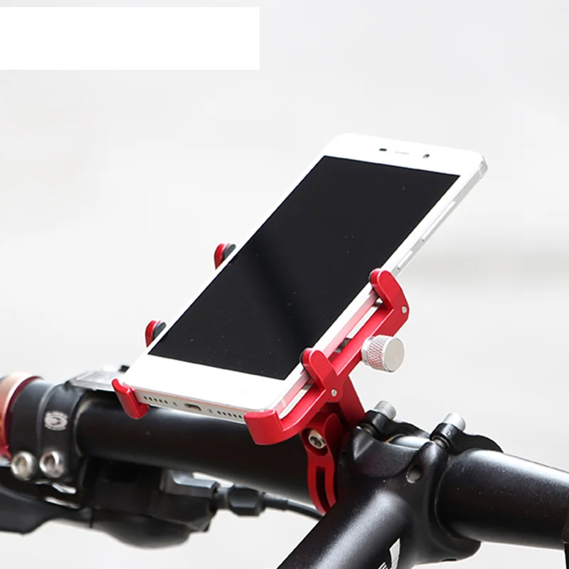 GUB Bike Accessories Plus 6 Aluminum Bicycle Phone Mount Bracket Adjustable Bike Phone Stand Holder for 3.5-6.2 Inch Smartphone