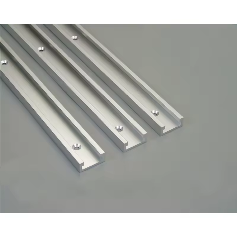 Varillas en T con ranura de aluminio, accesorio de plantilla de pista de inglete para mesa enrutadora, sierras de cinta, herramienta de carpintería, longitud 300/400/600/800mm, 1 Uds.
