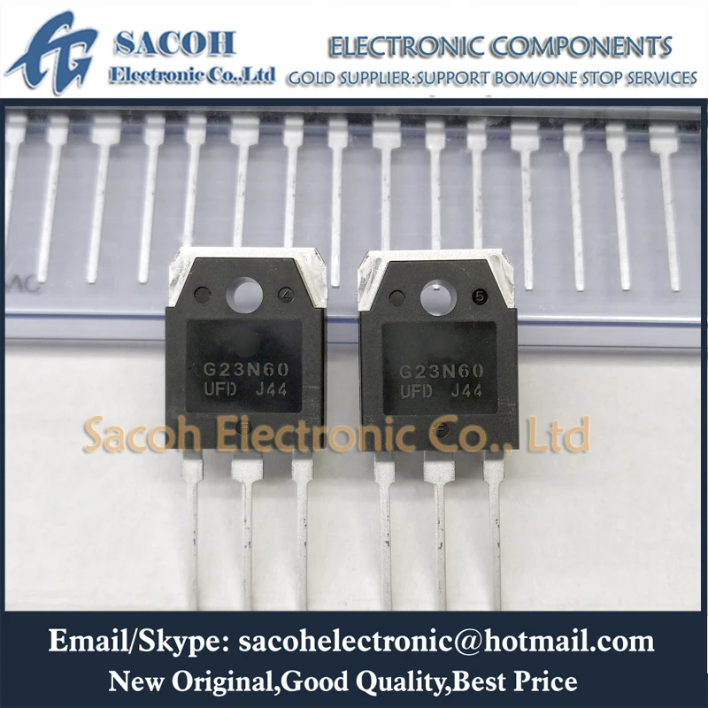 New Original 5Pcs/Lot SGH23N60UFD G23N60UFD OR SGH23N60UF G23N60UF G23N60 23N60 TO-3P 23A 600V Power IGBT