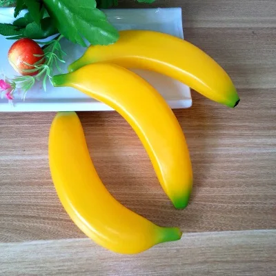 Bambino Banana Frutta Verdura Giocattoli di Plastica Modello di Simulazione Cibo Precoce Educativo Per Bambini Giochi Di Imitazione Casa Giocattolo Banane 2021