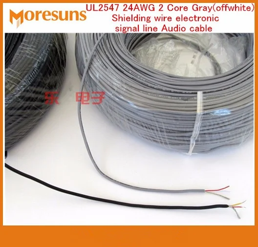 

Fast Free Ship 10M/lot UL2547 24AWG 2 Core 0.2 Square Shielding Wire electronic signal line Audio cable usb data Wire