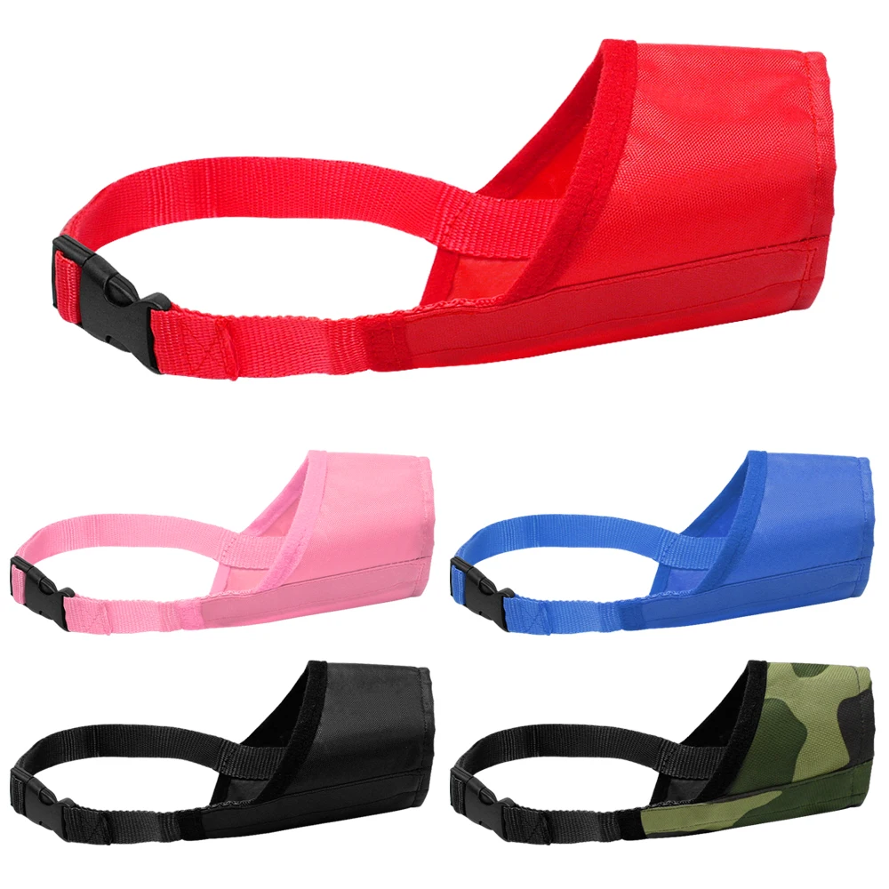 Dog Muzzle Bozal Perro Nylon Pet Mouth Mask Adjustable Anti Bark Bite Stop Chew Dog Muzzles For Small Large Dogs Pet Accessories