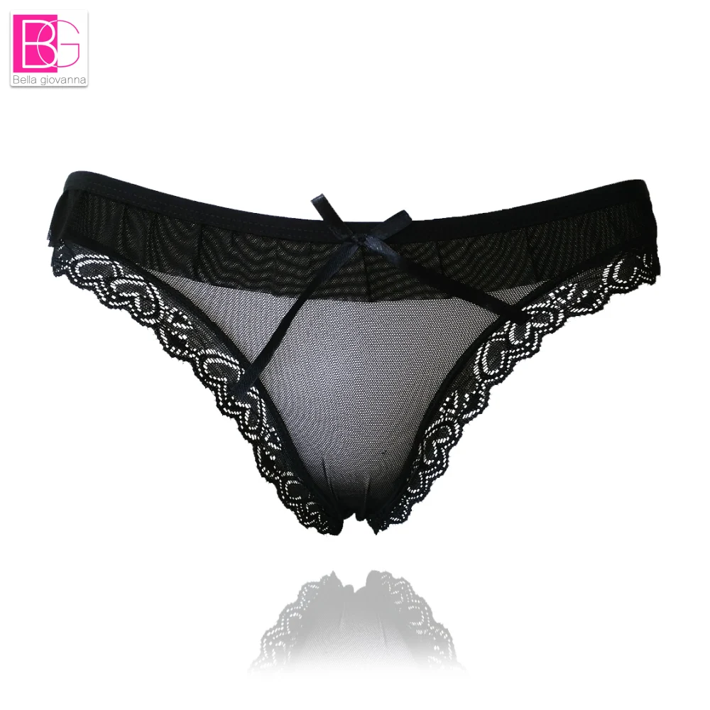 Girls Mesh Thongs Lovely Underwear Panties XXS Female Ruffles Breathable Panty Transparent Lolita Underpants 1504 A0106