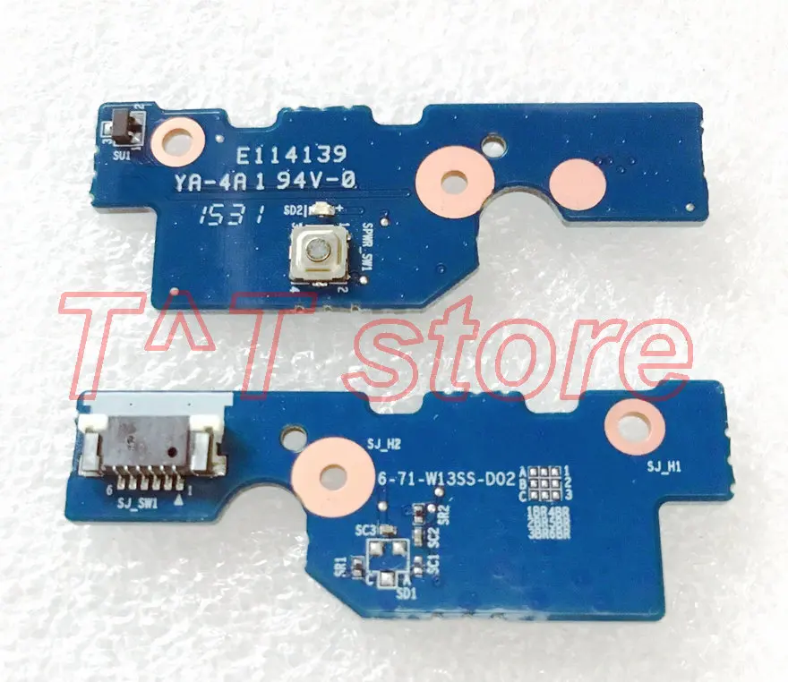 original for W130 switch power botton board 6-71-W13SS-D02 test good free shipping