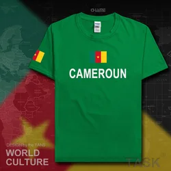 Cameroon men t shirt fashion 2017 jersey nation team 100% cotton t-shirt clothing tees country sporting CMR Cameroun Cameroonian