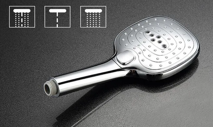 three function ABS hand shower mirror surface handheld shower head nozzing bathroom water saving hand shower TH014