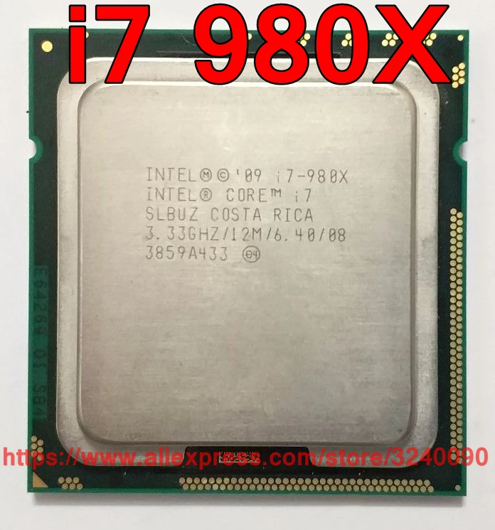 

Original Intel CPU Core i7-980X Processor Extreme Edition i7 980X 3.33GHz 12M 6-Core LGA1366 free shipping speedy ship out