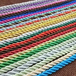 5 mm Thick Colorful Cord Safety Rope Tied The Rope 3 Strands Of Portable Twisted Rope