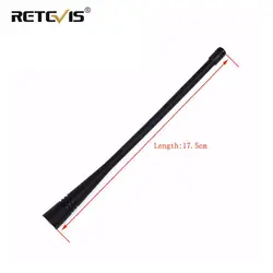 Retevis Original RT1 UHF 400-520MHz Antenna with SMA-M Connector for Yaesu TYT RETEVIS RT3 RT1 Baofeng UV-3R TONGFA J9106F