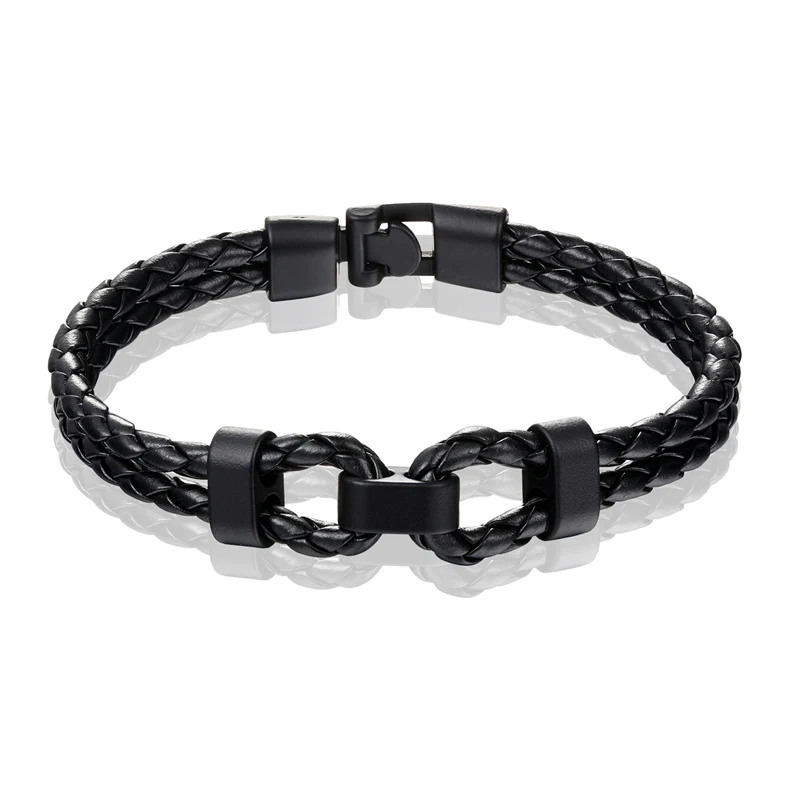 High Qolished DIY Alloy Buckle Accessories  Leather Bracelet Making Jewelry Accessories L27*W10.4mm