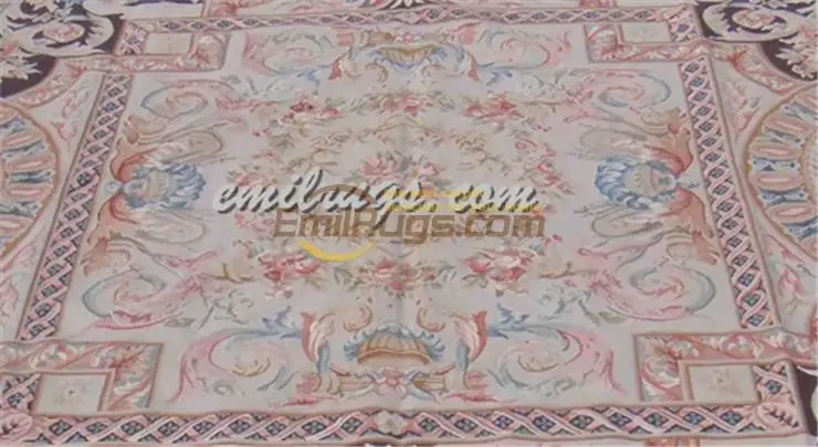 Handwoven Wool Carpets Bedroom Carpet Carpets Square Rug Aubusson Carpet Natural Sheep Wool