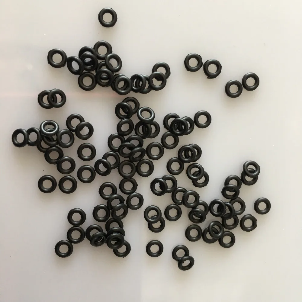 100pcs/bag YT935X OD(4-11 mm) Nitrile O-Rings Rubber Gasket/Backup Ring/Joint Ring Nitrile Seal Line Diameter 1mm