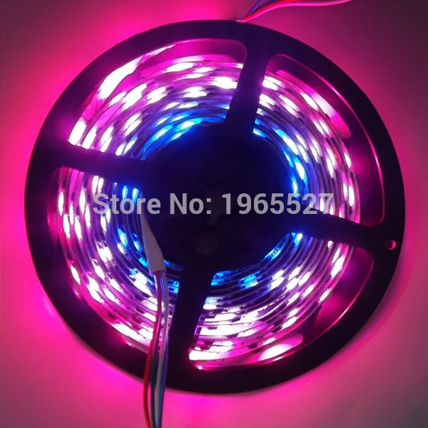 

5m digital rgb led strip WS2801 light, 32leds/m 32pixels/m, DC5V input, Non-Waterproof IP20, White PCB