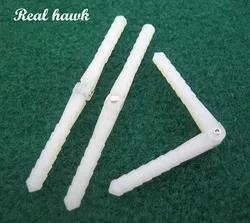 100pcs Super Light Pivot Pinned and Round Hinges D2.5xL43xW10mm/D4.5xL67xW12mm