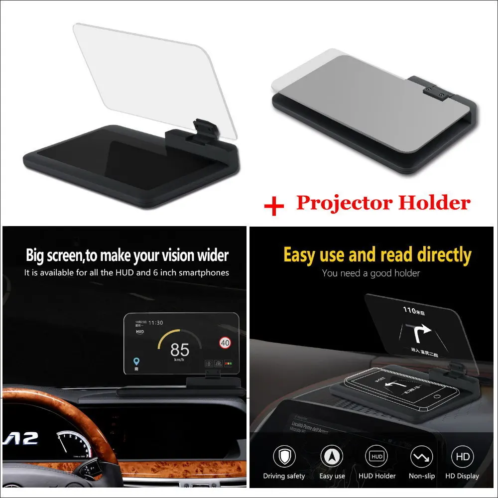 Car HUD Head Up Display For Hyundai Accent RV 2010-2018 Digital Speedometer Fuel Consumption Projector Screen Detector