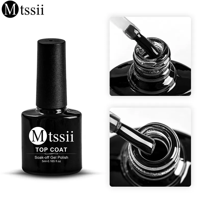 Mtssii 2 Stuks Gel Nagellak Top Coat Weken Off Base Gel Nagel Basis Voor Gel Polish Base En Top Uv Primer Top En Base Polish