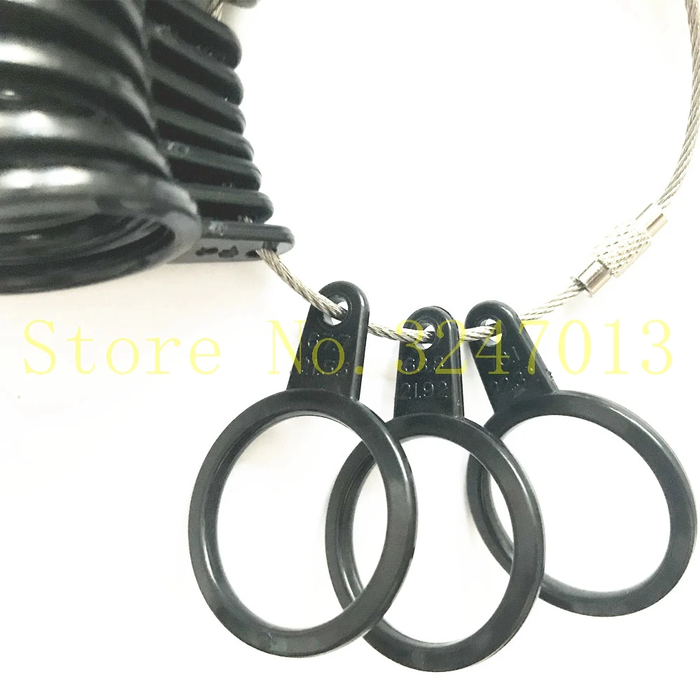 1 SET UNS größe Grün ring dorn mit ring sizer gauge