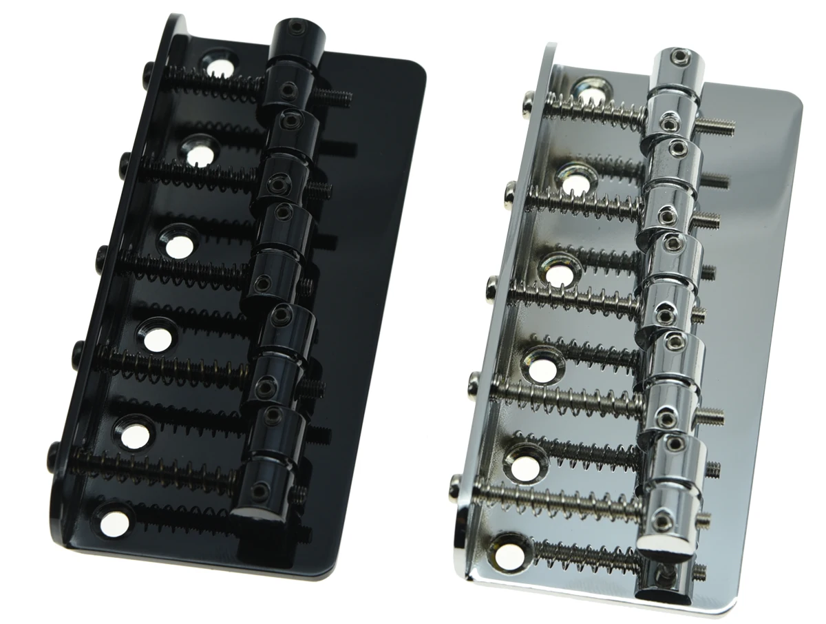 KAISH 5 String Electric J Bass or P Bass Bridge for Jazz or Precision Bass Guitar 2 Colors