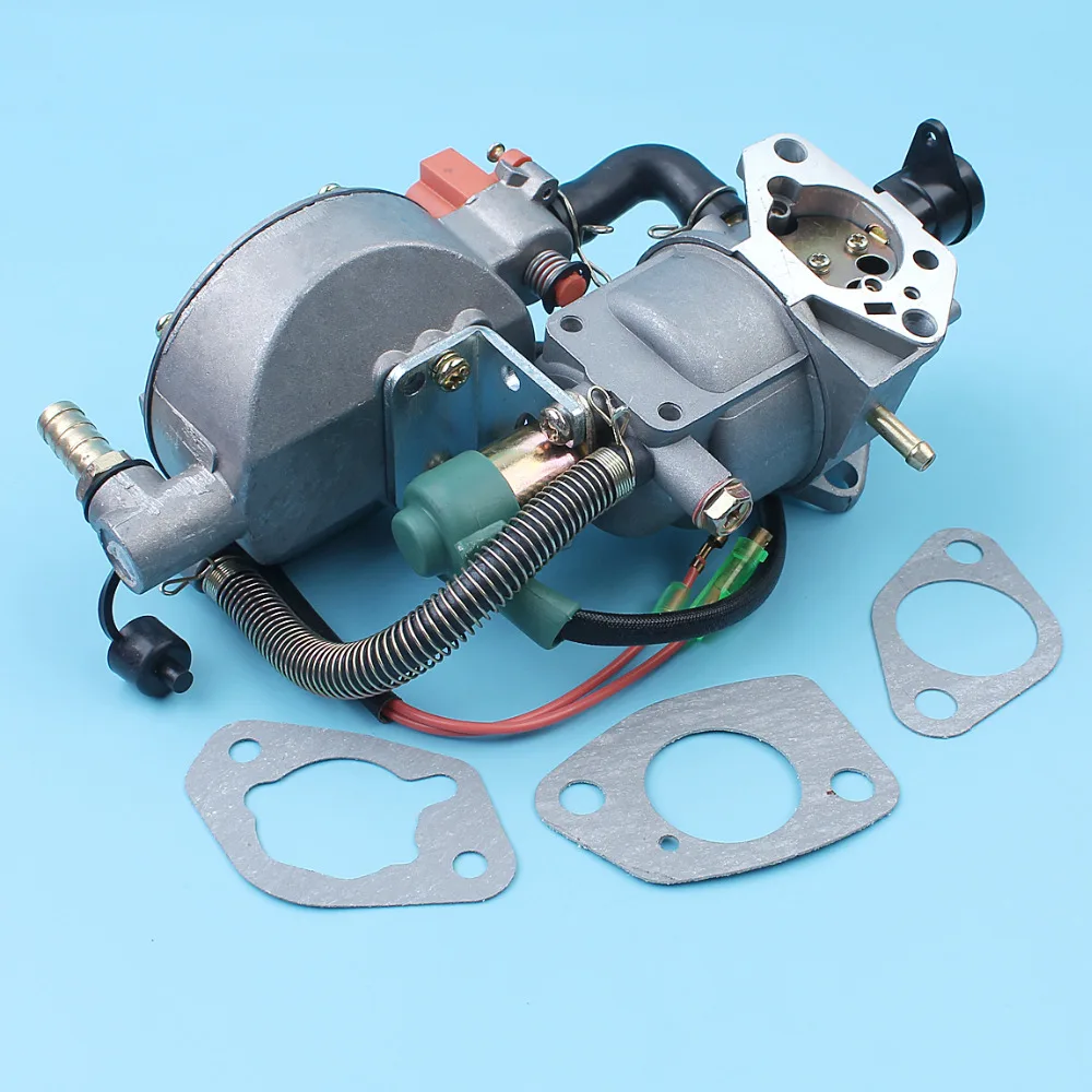 Imagem -03 - Kit de Estrangulamento Automático de Carburador Duplo Combustível para Honda Gx390 f 190f 45kw55kw Gerador de Motor Lpg Cng Gasolina Carb