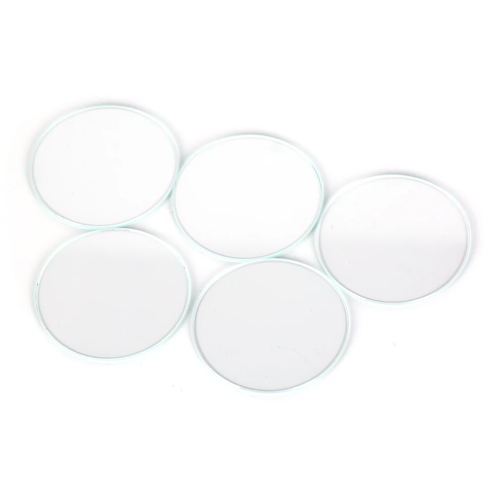 5pcs For Watch Repair Size  36mm/37mm/38mm/39mm/40mm Watch Glass  Anti-scratch Transparent Round Crystal Glass Part