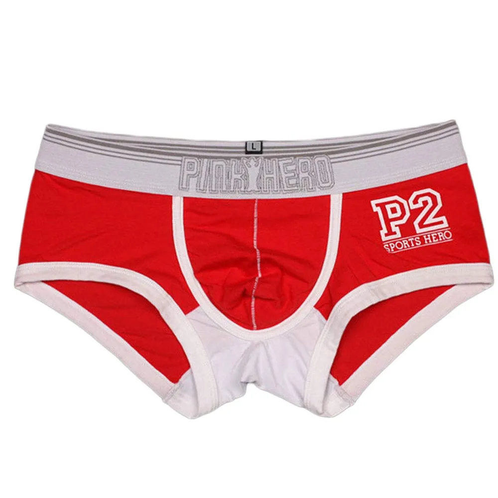 Rosa Hero Mens di Marca Della Biancheria Intima Boxer Mutandine del Pugile degli uomini Shorts Mutande Sexy Maschio Della Biancheria Intima Degli