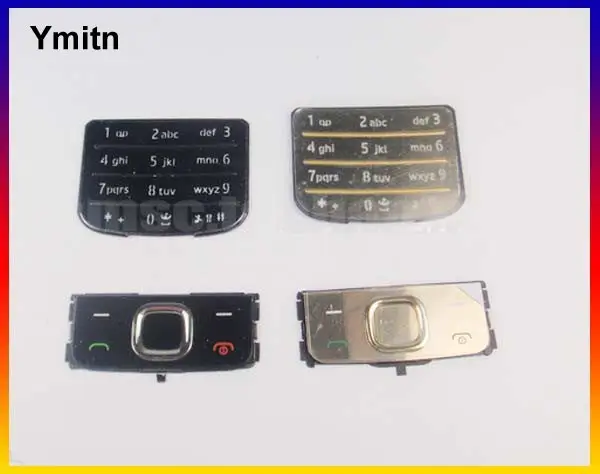 New Black/Silvery/Golden Ymitn Housing Home main menu keypads button cover case For NOKIA 6700 6700C