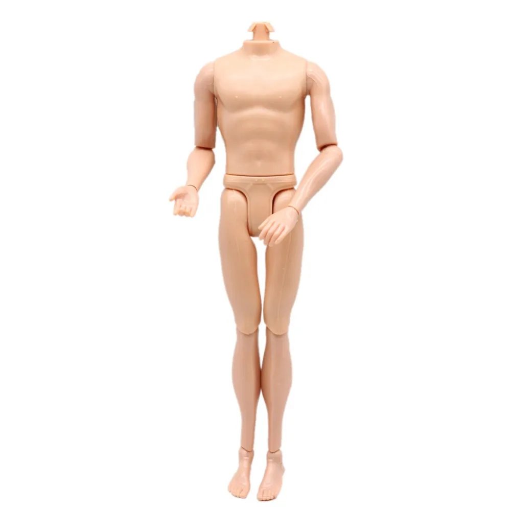 1 piece 29cm DIY Moveable Jointed Doll Without Head Body Nude Naked Body Soldier Ken Male For Dolls Accessories Toy Gift