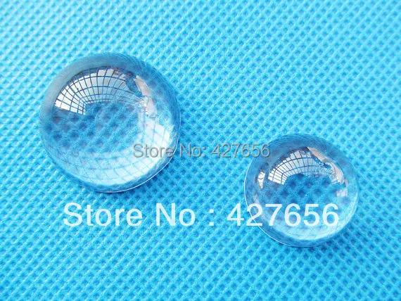 

2pcs 40mm Round Hemisphere/Half-Sphere Clear/Transparent Dome Glass Cabochons/Cover Cab,for Photoes/Picture,fit Base Setting