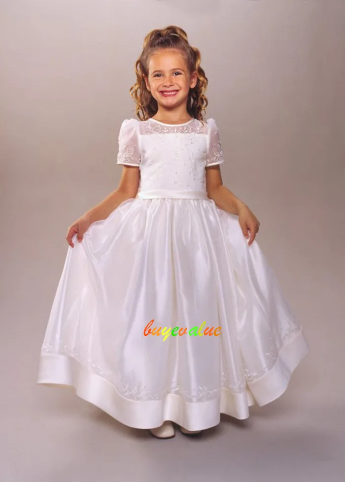 

2019 flower girl DRESS-OCCASION-PARTY-BRIDESMAID-WEDDING-FORMAL-WEAR!! Cute and Lovely