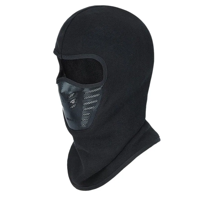 Face Cover Outdoor Winter Warm Bicycle Climbing Skiing Windproof Carbon Filter Thermal Fleece Balaclava Head Protector