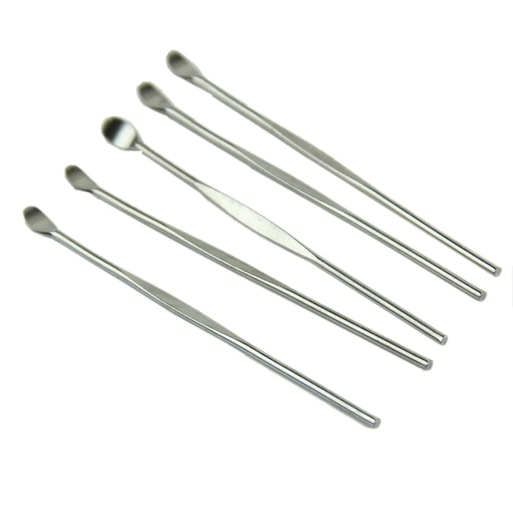 5Pcs Stainless Steel EarPick Cleaner Ear Pick Wax Curette Remover Care Tool Hot